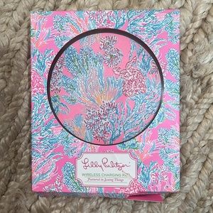 Lilly Pulitzer Wireless Charging Pad new in box